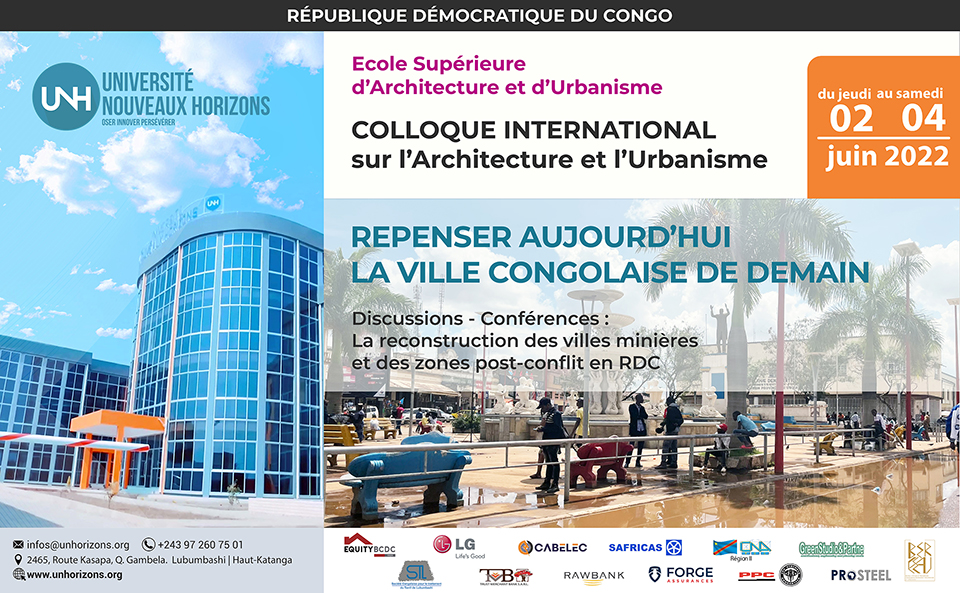 Colloque International sur l’Architecture et l’Urbanisme : Repenser aujourd’hui la ville congolaise de demain